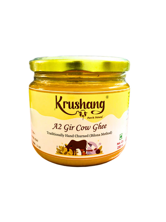 Krushang Gir Cow Desi A2 Ghee - 250 ML
