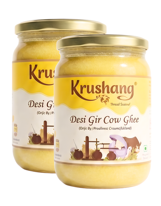 Krushang Desi Gir Cow Ghee - 1 Litre