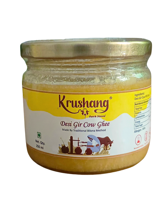 Krushang Desi Gir Cow Ghee - 250 ML